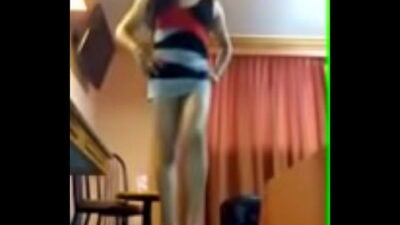 Amateur Crossdresser Walks Around Showing Her Sexy Body