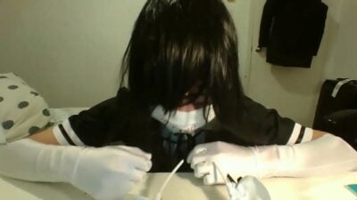 Asian Sissy Babysitter Eats Up Every Singal Drop Of The Cum