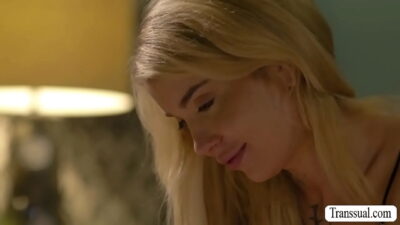 Sensual Sex With Tattooed Blonde Ts Gracie Jane