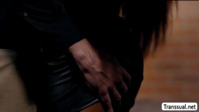 Skinny Shemale Khloe Kay Anal Sex After Romantic Dinner