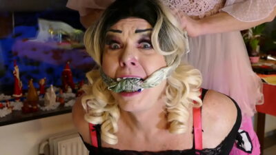 Scarfgagged Sissy!