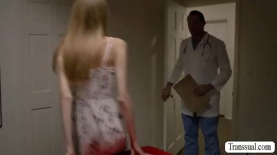 Skinny Ts Bareback Fucked By Doctor