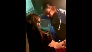 Hot Nerdy Slut Gets Creampied in Car