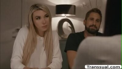 Transgender Aubrey Fucks Her Cheating Husbands Ass