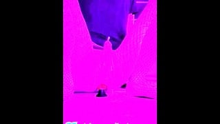 Cute Femboy rides knotted Bad Dragon dildo, moans and has huge hands free orgasm (cute sissygasm)