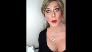 Sexy crossdresser tells story about a wild night!