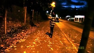 Neighborhood Whore,street action!(crossdresser,voyer)1 PART