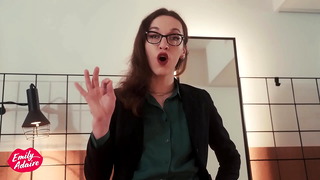 You want the job? Then suck my dick! Dominant trans JOI