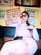 tranny at a naked party showing her body – public porn