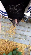 CD nylon heels and public masturbation Chinese Shemale