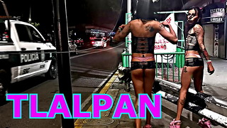 One night working in Tlalpan and the police arrive. SHALL WE MAKE A GANG BANG?