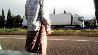 sounding dildo outdoors 18