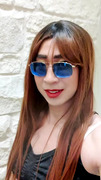 Sissy slut Bess walks outside her condo bottomless and nearly gets caught