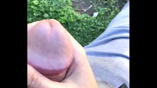 Argentinian masturbates outdoors