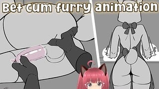 Femboy bets on furry semen measurement (Scratchdex animation) – Jazziuu