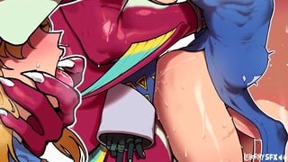 Femboy Link Was Way Too Irresistible, Sidon Couldn’t Resist 🍑🍆 {Legend Of Zelda Hentai Animation}