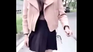 Asian Show the penis in public places