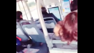 Cumming on a bus full of people #public #cum
