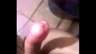 big dick guy fucks a chubby asian ladyboy in a public bathroom