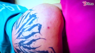 Squirt Games: 100% ANAL for skinny tattoo babe – balls deep, ATM, facial, swallow