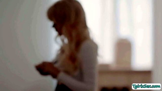Skinny small tits ts Kate Zoha 69 blowjob with stepdads cock