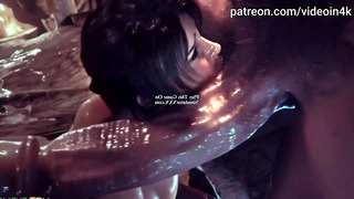 Lara Croft ( Tomb Raider ) Get Fucked With Futanari Cock — Simulator Gameplay 3D (AI Upscaled gameplay)