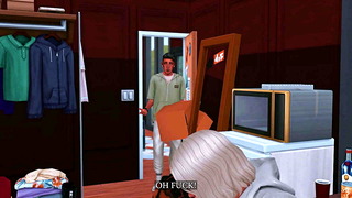 MUSCULAR FUTA WITH HUGE COCK FILLS FRESHMAN VIRGINS WITH CUM – SIMS 4
