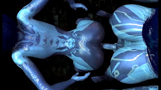 Cortana is having trouble with one of her Clones | Halo Porn Parody