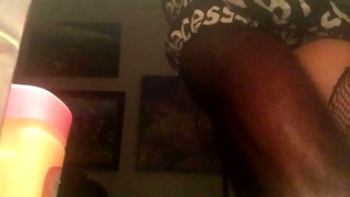 Candycane getting gang bang by black cock guy#1
