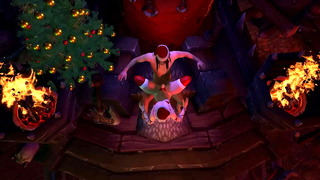 Sissy Elf Rides Santa's Candy Cane Hard