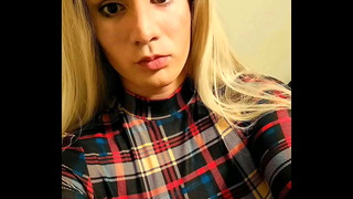 Sissy Bitch Rides 8 inch dildo