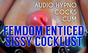 Femdom Enticed Sissy Cocklust