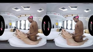 TSVirtuallovers VR – Shemale Interracial Blast