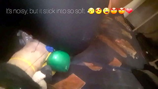 Fucking myself with my homemade toys