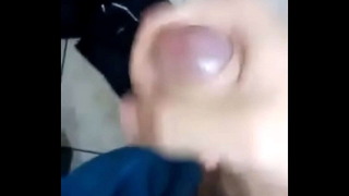 Brand new white gifted in handjob