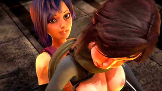 Star Wars Double Futanari – Sabine Wren creampies Jyn Erso