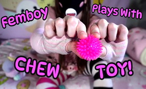 Femboy Plays With Chew Toy – Teaser