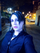 Taniax ” Night walks” In public  with chastity caged